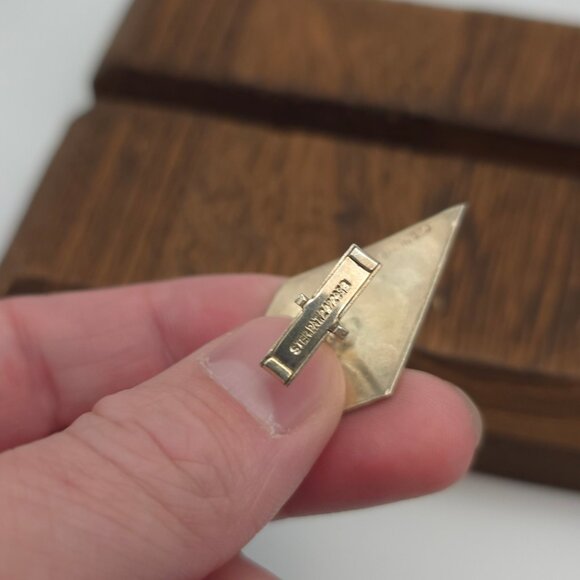 Sterling Silver WSO Initials Cuff Links B48 - Picture 5 of 7